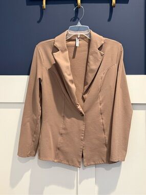 Piphany Taupe Single-Button Blazer Size XS